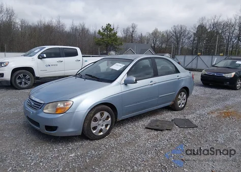 2007 Kia Spectra Ex z USA, uszkodzony, nr VIN KNAFE121875461884